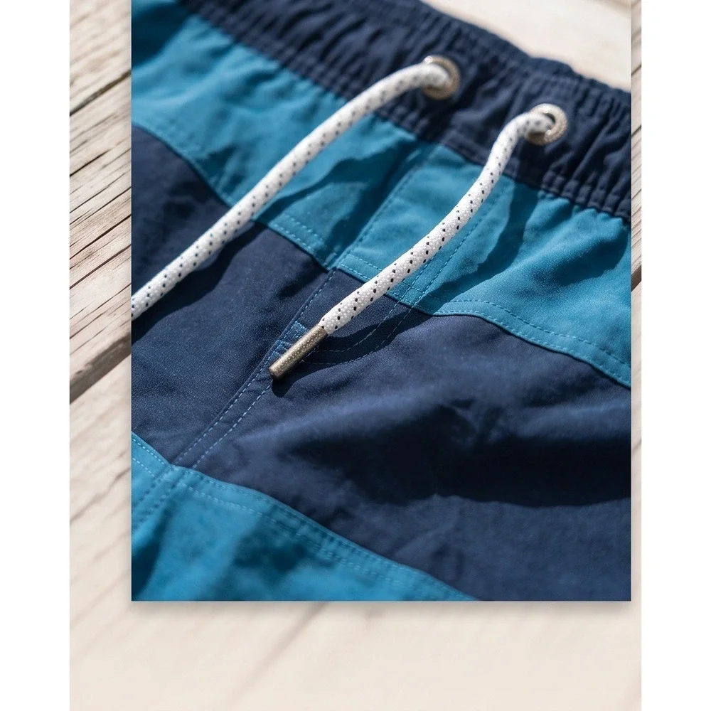 Salty Crew Mens 2XL Blue Colorblock Board Shorts Swim Trunks NWT